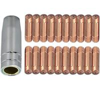 RIVERWELD 15AK MIG Contact Tips M6 0.9mm 140.0177 Assort kit 21pcs