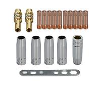 RIVERWELD 15AK MIG MAG Contact Tips 0.6mm M6 140.0008 kit 18pcs