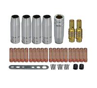 RIVERWELD 15AK MIG MAG Contact Tips 0.8mm M6 140.0059 kit 33pcs