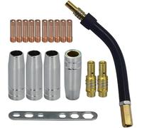 RIVERWELD 15AK MIG MAG Contact Tips 1.0mm M6 140.0253 kit 18pcs