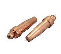 RIVERWELD Acetylene Cutting Tips 3-101 Size 2 & 3-101-2 for Victor-Style Oxygen Oxy Oxyfuel Cutter Torch Made of Copper Pack of 2