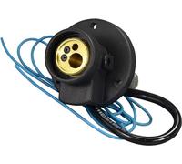 RIVERWELD Binzel Style MIG MAG CO2 Welding Torch Central Connector Panel Socket Female Adaptor Euro Conversion