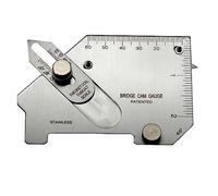 RIVERWELD Bridge Cam Gage Test Ulnar Welding Inspection Gauge Checks Depth of Undercut and Pitting Fillet Weld Throat Size and Length Angle of Preparation Misalignment