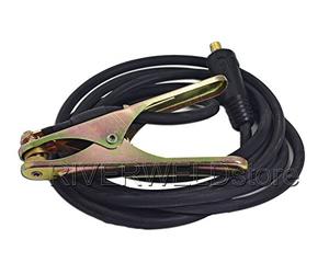 RIVERWELD Groud Earth Clamp 200Amp and Wire 16mm² Connector Plug DKJ10-25mm² Length 3 Meters for MMA ARC Welder