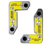 RIVERWELD Magnetic Corner Squares Strong Powerful Welding Accessories Magnet 90° Right Angle Setting Support Fixture Tool Max Pull Force 25 lbs Pack of 2