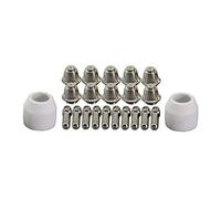 RIVERWELD Plasma Electrode H669G11 123899 Plasma Tips Nozzle H669G06 123898 Shroud Ceramic Cups H669G04 123897 Fit Miller APT5000 APT7000 & OTC D7000 Plasma Cutter Torch 22pcs