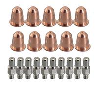 RIVERWELD PR0110 Plasma Electrode PD0116-08 Plasma Nozzle Tips 0.8mm Fit S45 Plasma Cutter Torch 20pcs