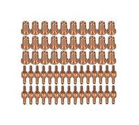 RIVERWELD PT-31 LG-40 JG40 Plasma Cutting Torch Consumables Extended Tips Nozzle 18866L Electrode 18205L Fit Cut 40 50 CT-312 Plasma Cutter 60pcs