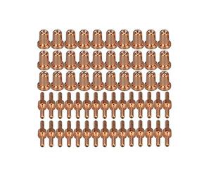 RIVERWELD PT-31 LG-40 JG40 Plasma Cutting Torch Consumables Extended Tips Nozzle 18866L Electrode 18205L Fit Cut 40 50 CT-312 Plasma Cutter 60pcs