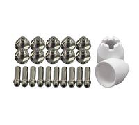 RIVERWELD Thermal Dynamics Plasma Electrodes-HF 9-5633 Plasma Nozzle Tips 60A 9-5631 Shroud Alumina Nozzle Ceramic Cups 8-5526 for PCH M -51 Plasma Cutter Torch 22pcs