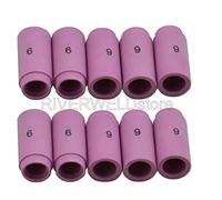 RIVERWELD TIG Alumina Nozzle Ceramic Cups 13N10 6# 9.5mm 10pcs