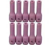 RIVERWELD TIG Alumina Nozzles Ceramic Cups Long 796F71 4L# 6.5mm Orifice Fit DB SR WP 9 20 25 TIG Welding Torch Pack of 10