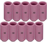 RIVERWELD TIG Alumina Nozzles Ceramic Shield Cups 10N45 10# 16.0mm Orifice for QQ300 PTA DB SR WP 17 18 26 TIG Welding Torch Pack of 10