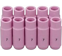 RIVERWELD TIG Alumina Nozzles Ceramic Shield Cups 10N47 7# 11.00mm Orifice for QQ300 PTA DB SR WP 17 18 26 TIG Welding Torch Pack of 10