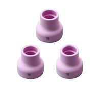 RIVERWELD TIG Alumina Nozzles Champagne Ceramic Cups R type 53NACN 16# 5/8" 16.0mm for SR WP 9 20 17 18 26 TIG Welding Torches Pack of 3