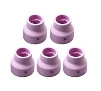 RIVERWELD TIG Ceramic Cups Alumina Nozzles Champagne R Type 53NACN 14# 9/16“ 14.0mm for SR WP 9 20 17 18 26 TIG Welding Torches Pack of 5