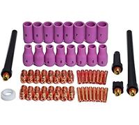 RIVERWELD TIG Collet Bodies Ceramic Cups 13N 41V Assorted kit 53pcs