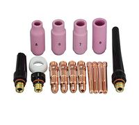 RIVERWELD TIG Collet Bodies Ceramic Cups Back Cap 10N 57Y Series kit 16pcs