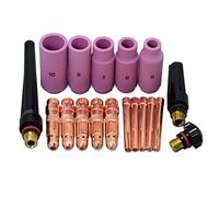 RIVERWELD TIG Collet Body Ceramic Cups Back Caps 10N 57Y Series kit 18pcs
