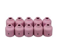 RIVERWELD TIG Gas Lens Alumina Nozzle Ceramic Cups 53N58 4# 6.5mm for PTA DB SR WP 9 17 18 20 25 26 TIG Welding Torch Pack of 10