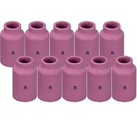 RIVERWELD TIG Gas Lens Alumina Nozzles Ceramic Cups 54N14 8# 12.5mm for DB PTA SR WP 17 18 26 TIG Welding Torch Pack of 10