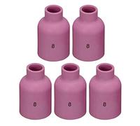 RIVERWELD TIG Gas Lens Ceramic Cups Jumbo 57N74 8# 12.5mm Orifice 5pcs