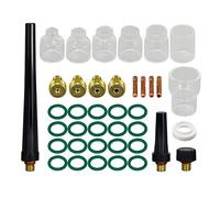 RIVERWELD TIG Gas Lens Collet Bodies 13N 45V Quartz Nozzle 53N kit 39pcs