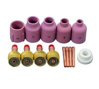 RIVERWELD TIG Gas Lens Collet Bodies Jumbo 45V 57N 53N Series kit 14pcs