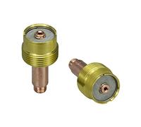 RIVERWELD TIG Gas Lens Collet Bodies Jumbo Large Diameter 45V64 2.4mm Orifice for QQ300 PTA DB SR WP 17 18 26 TIG Welding Torch Pack of 2