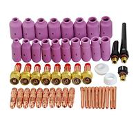 RIVERWELD TIG Gas Lens Collet Body Ceramic Cup 45V 10N 54N 57Y kit 51pcs