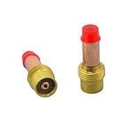 RIVERWELD TIG Gas Lens Collets Bodies Large Diameter 45V26 2.4mm Orifice for QQ300 PTA DB SR WP 17 18 26 TIG Welding Torch Pack of 2