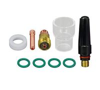RIVERWELD TIG Stubby Gas Lens Body 17GL332 10N24S Glass Cup 12# kit 9pcs