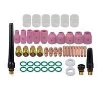 RIVERWELD TIG Stubby Gas Lens Collet Body 17CB20 17GL 53N 13N kit 49pcs