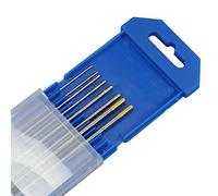 RIVERWELD TIG Welding Tungsten Electrode 1.5% Lanthanated WL15 Gold Tips 1.0mm 1.6mm 2.4mm 3.2mm x 150mm Assorted Size kit 8pcs