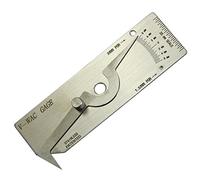 RIVERWELD V-WAC Single Weld Gage Welding Inspection Metric | Thread Gauge Metric Stainless Steel Checks Undercut Crown Height Porosity Pits