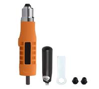 Rivet Adapter Electric Rivet Head Set Cordless Riveting Drill Tool High Hardness Riveter Drill Attachment Strong Grip with Three Jaw Clamp