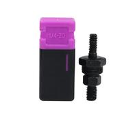 Rivet Nut Gun Mandrel and Nose Piece, 1/4-20 Imperial Threaded Mandrel Riveter Tip Rivet Gun Replacement Part