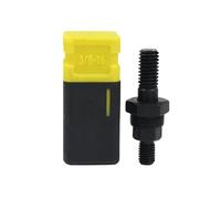 Rivet Nut Gun Mandrel and Nose Piece, 3/8-16 Imperial Threaded Mandrel Riveter Tip Rivet Gun Replacement Part