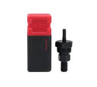 Rivet Nut Gun Mandrel and Nose Piece, 8-32 Imperial Threaded Mandrel Riveter Tip Rivet Gun Replacement Part
