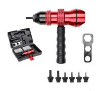 Rivet Nut Setter for Drill for m3 M5 for m6 M8 for m10 Black | High carbon steel head, aluminum alloy shell, fits for m3- for m10 nuts, drill powered , black finish