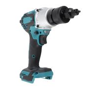 Rivet Nut Tool, Adjustable Rivet Nut Machine with 3 Riveter Heads and LED Light Electric Rivet Gun Cordless Rivet Tool for Enhancing Productivity (Set E)