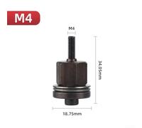 Rivet Nut Tool, Hand Manual Riveter for Installing M3-M10 Threaded Nuts, Heavy Duty Riveting Accessory for Metalwork(M 4)