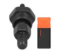 Rivet Nut Tool Kit, Cage Nut Tool M4 Rivet Nut Tool Tip Alloy Steel Rivet Nut Gun Head Manual Riveter Tip Rivet Gun Kit Rivet Nut Too Mandrel Tip & Nosepiece Set