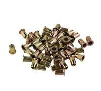 Rivet Nut Tool Kit, Manual Thread Insert Setter with Quick-Change Head for M3 M5 M6 M8 M10, 50PCS Rivets and Mandrels for Metal Plastic Fibreglass