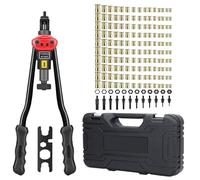 Rivet Nut Tool | Nut Sert Installation Tool | Riveter Threaded Assortment Insert Nutsert Professional Fastening Drilling Assembly Repair for Machinery Sheet Metal Kayak