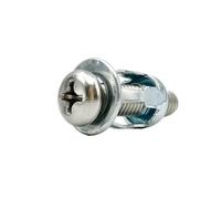 Rivet Screw Petal Shape Rivet Nut Screw Kit, for Hollow Wall Plate Fixing(Cross Head,M4x16 (5Pcs))