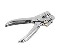 Akozon Rivet Setter Punch Pliers, Eyelet Setting Pliers Belt Holes Eyelet Setting Tool with 100pcs Easy Press Hollow Grommets