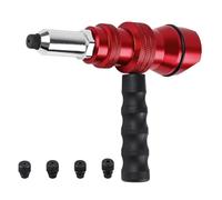 Rivet Tool Adapter for Drill - Cordless Electric Drill Riveter Attachment | Heavy Duty Anti Slip Handle Nut Setter Attachment for Vehicle Trailer Rv Automotive Sedan Pickup Car Tractor Truck Yacht