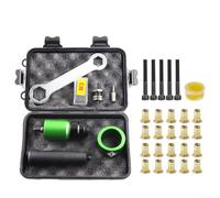 Rivet Tool Adapter Kit for Electric Drill with Nut Inserts and Mandrels for Automotive, Construction, and DIY Use (3)