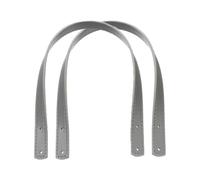 Riveted PU leather bag strap one pair, DIY replacement handle, detachable shoulder strap